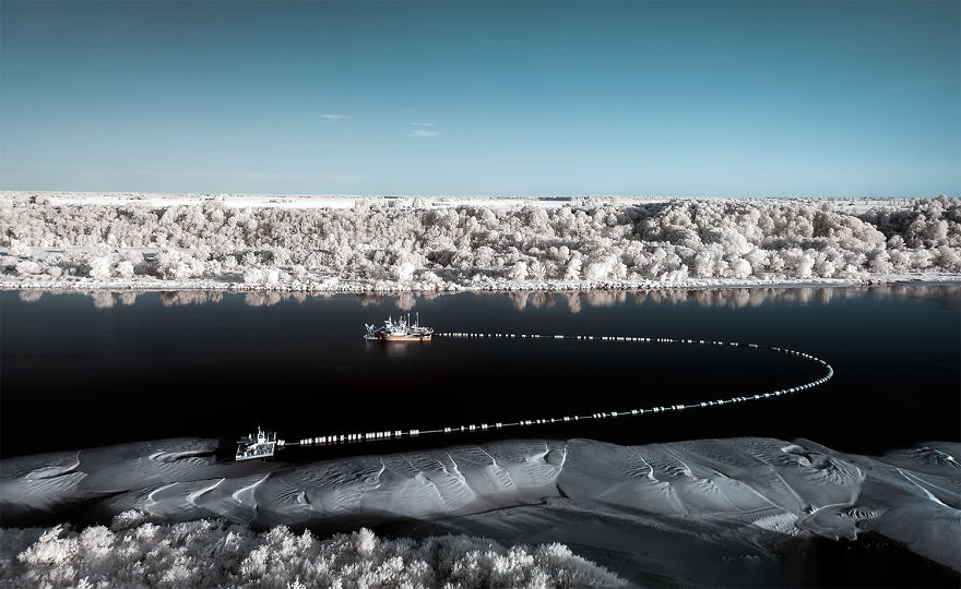 I Used An Infrared Camera To Take Otherwordly Drone Landscapes