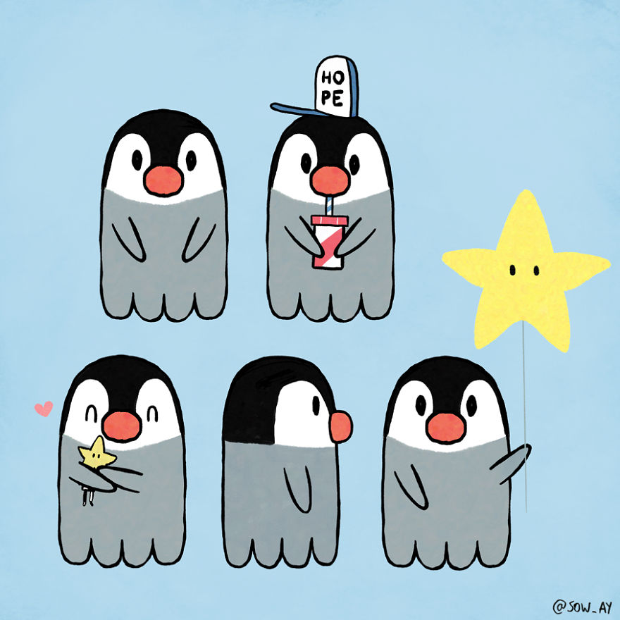 I Draw Cute Animals To Make People Smile.