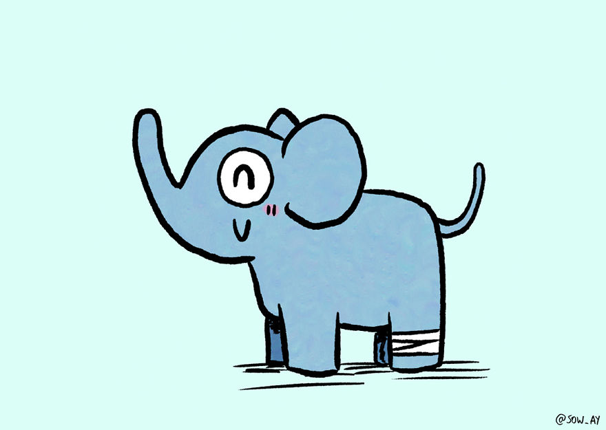 I Draw Cute Animals To Make People Smile.