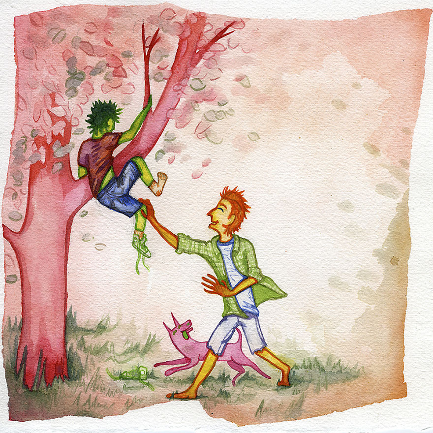 I Have A Family, But I Struggle With Depression And Addiction, So I Made This Children's Book To Help Explain It I Have A Family, But I Struggle With Depression And Addiction, So I Made This Children's Book To Help Explain It