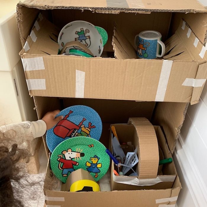 This Mom Is Repurposing Cardboard Into Fun And Accurate Everyday Household Items And Interactive Toys