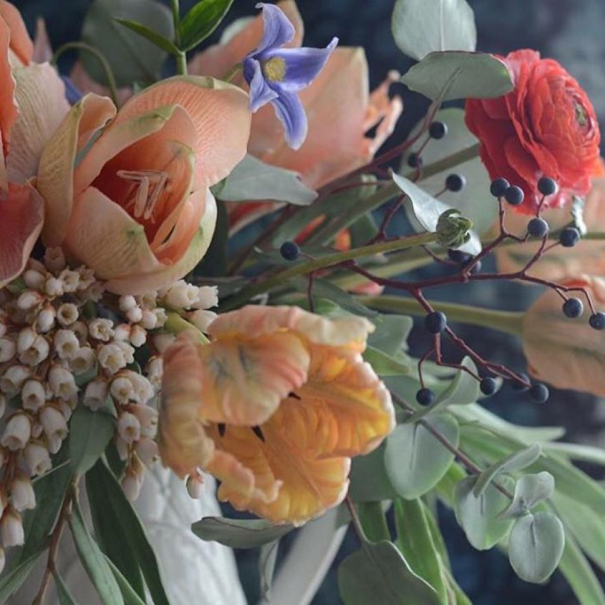 This Artist Creates Amazing Realistic Porcelain Flowers