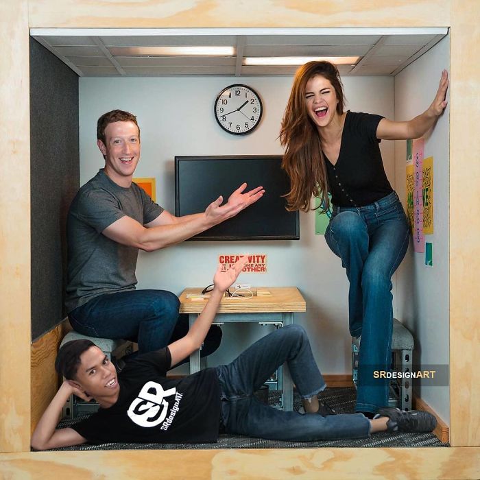 This Guy Can Be Friends With Any Celebrity With The Help Of Photoshop