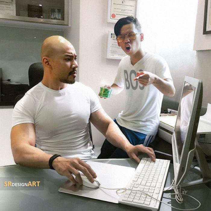 This Guy Can Be Friends With Any Celebrity With The Help Of Photoshop