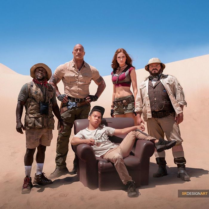 This Guy Can Be Friends With Any Celebrity With The Help Of Photoshop