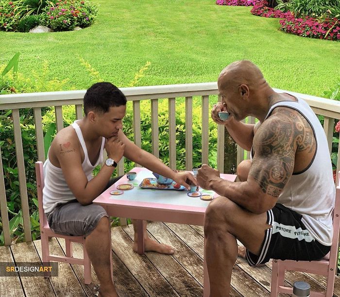 This Guy Can Be Friends With Any Celebrity With The Help Of Photoshop