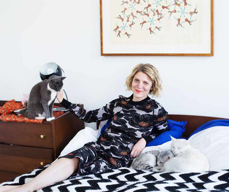 Beth Ryan With Fez, Grendel And Inkling