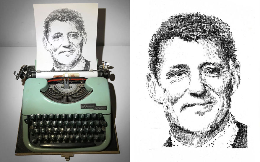 This Young Artist Makes Amazing Drawings With A Typewriter