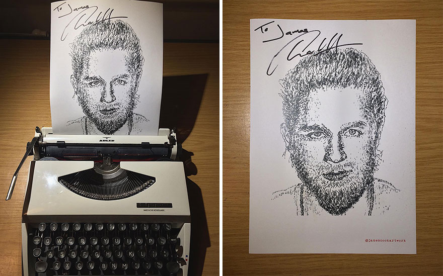 This Young Artist Makes Amazing Drawings With A Typewriter
