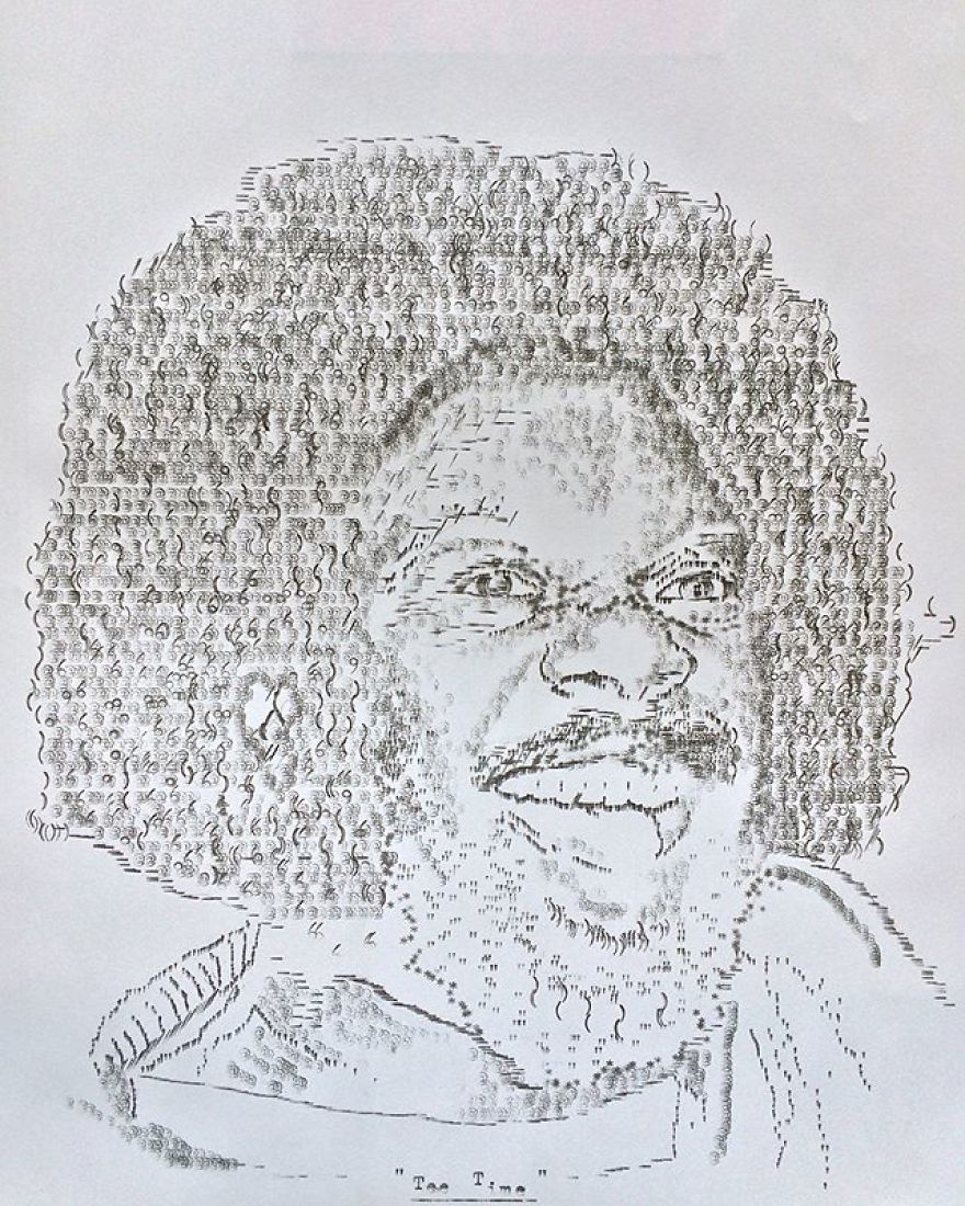 This Young Artist Makes Amazing Drawings With A Typewriter