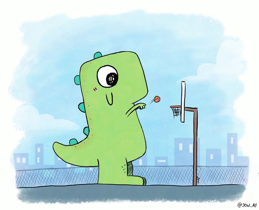 I Draw Cute Animals To Make People Smile.