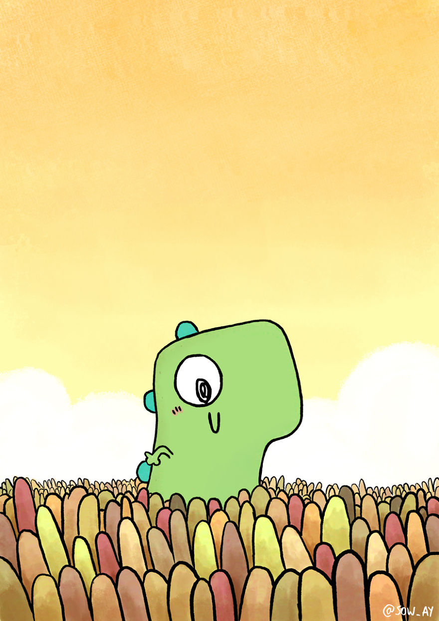 I Draw Cute Animals To Make People Smile.