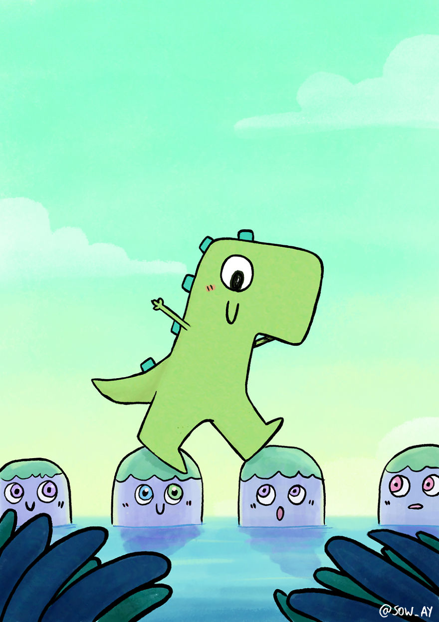 I Draw Cute Animals To Make People Smile.