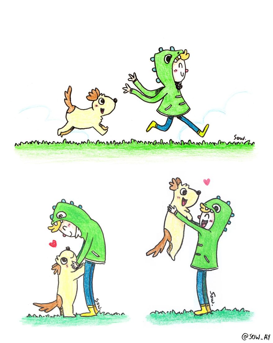 I Draw Cute Animals To Make People Smile.