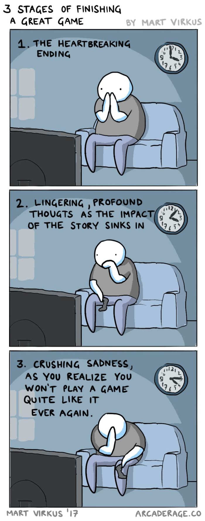 What It Feels Like After Finishing A Great Game