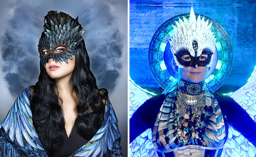 I Create Wearable Artistic Scarfs Inspired By Owls, Ravens, Swans, And Other Majestic Birds (30 Pics) I Create Wearable Artistic Scarfs Inspired By Owls, Ravens, Swans, And Other Majestic Birds (30 Pics)