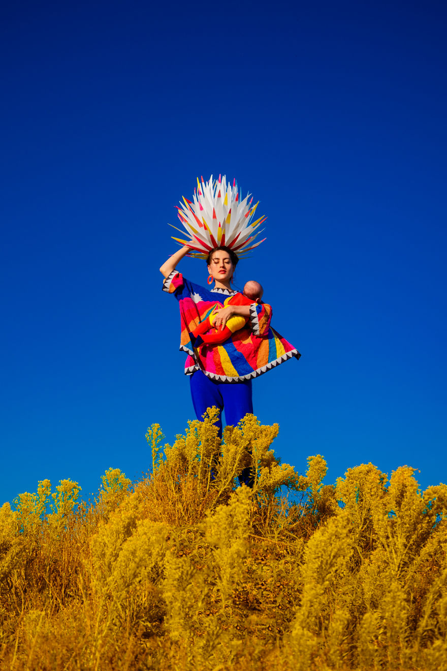 I Made A Photo Series Together With My Husband And My Newborn Son