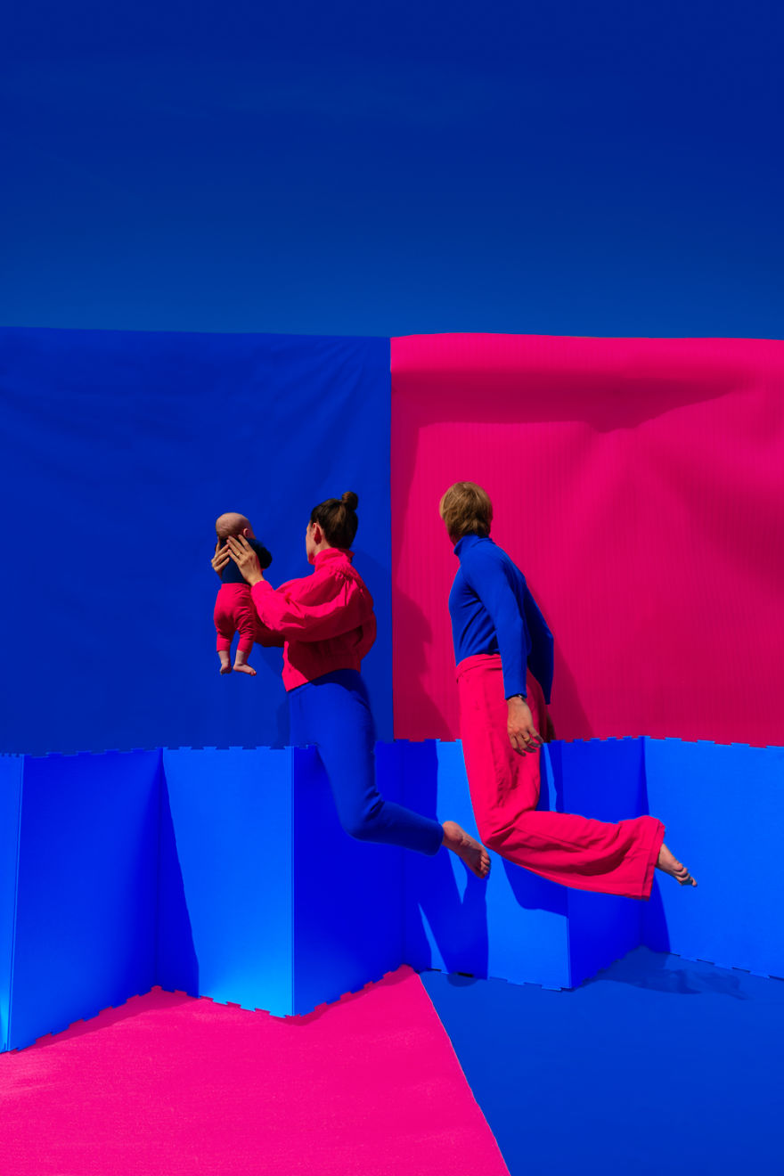 I Made A Photo Series Together With My Husband And My Newborn Son