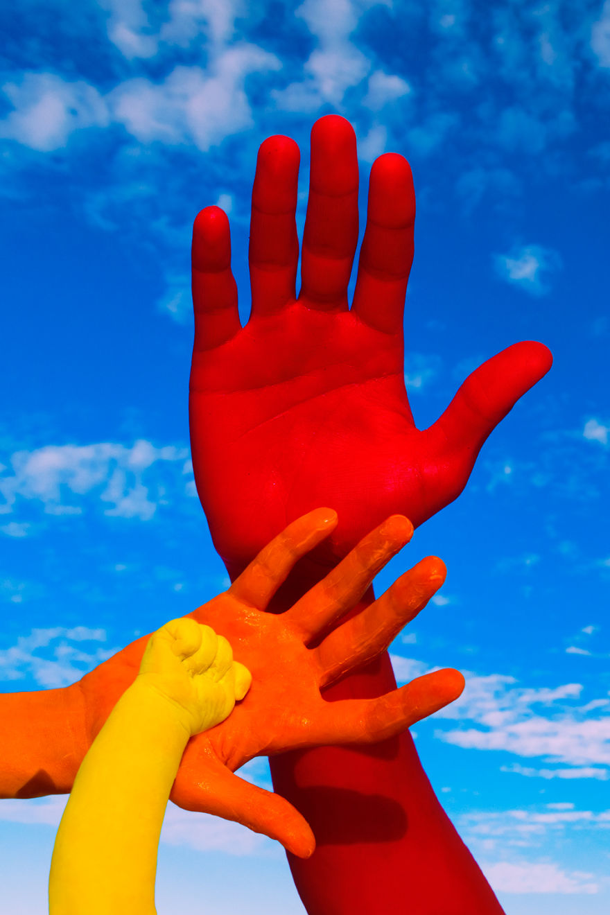 I Made A Photo Series Together With My Husband And My Newborn Son