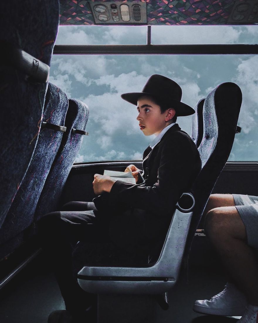 Woman Uses Her iPhone To Photograph Other Passengers On Their Way To Work And The Result Is Pure Art