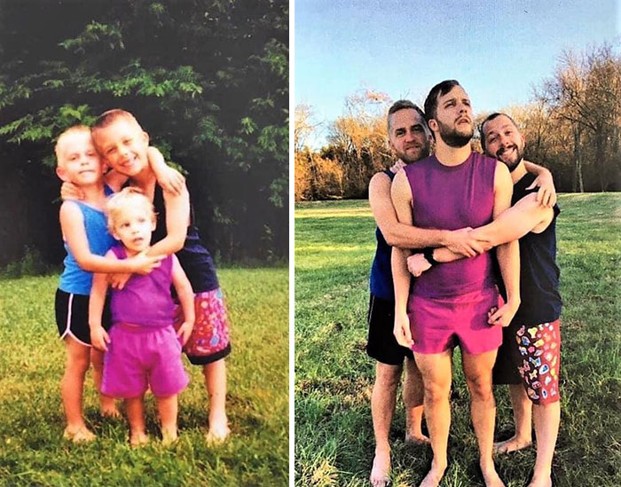 Me And The Brothers Like 25 Years Apart