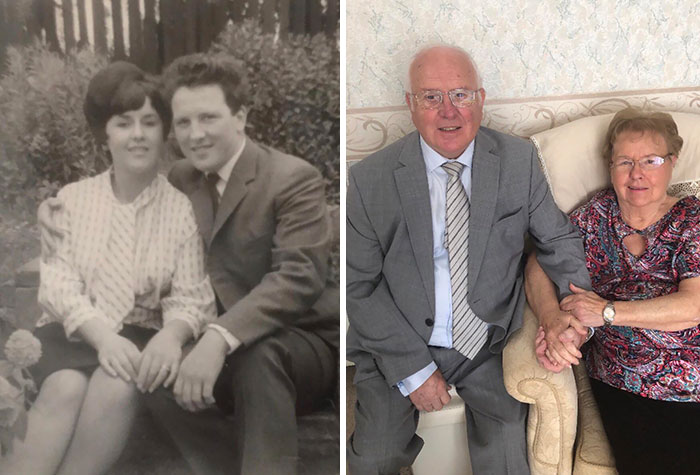 My Newly Married Grandparents In The 1960's vs. 60 Years Later In 2020