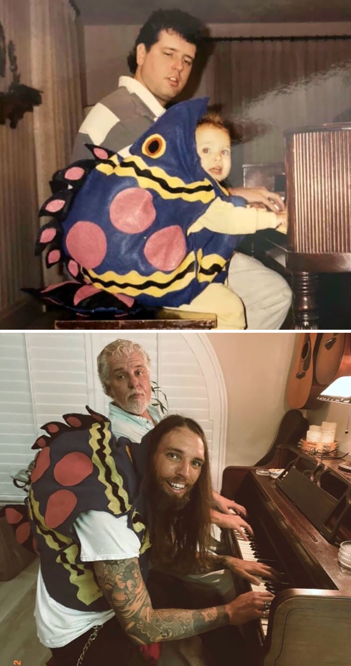 A Friend With His Father, 28 Years Later