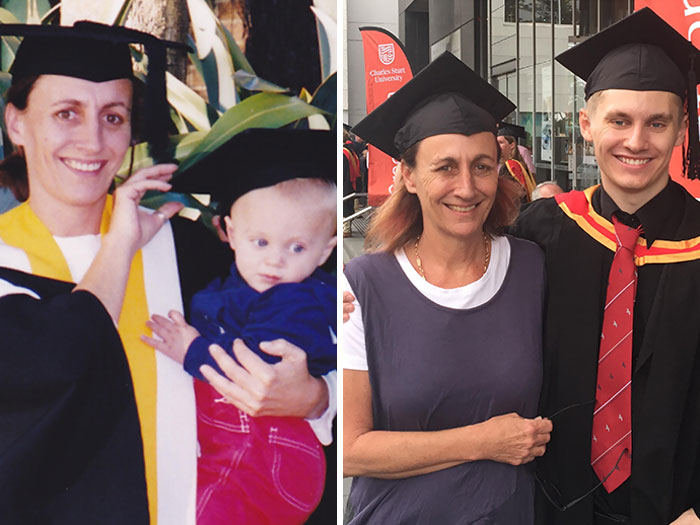 My Mum's Graduation As A Nurse 21 Years Ago And My Graduation As A Paramedic 21 Years Later