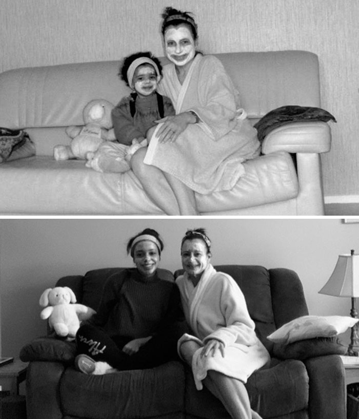 Mom (Who Apparently Doesn’t Age) + Me. 1994 And 2020