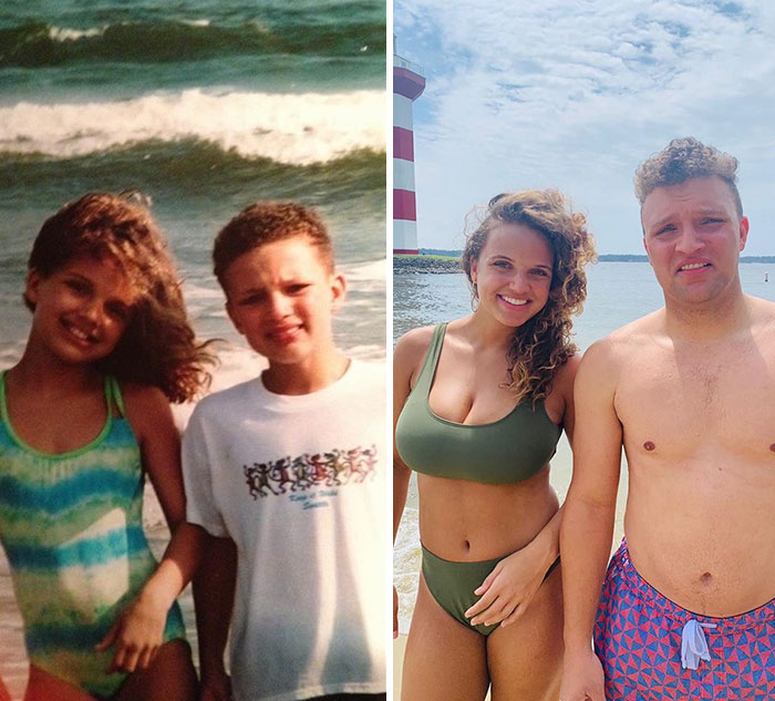 Another Classic Remake. That Time Aaron Got Stung By A Jellyfish And I Was Posing, Unfazed