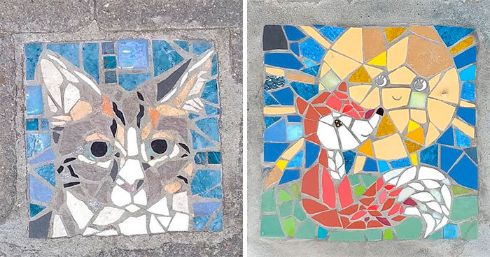 People In Brussels Are Marking Their Territories With These Creative Personalized Mosaics Outside Their Houses And Here Are 30 Of The Most Impressive Ones