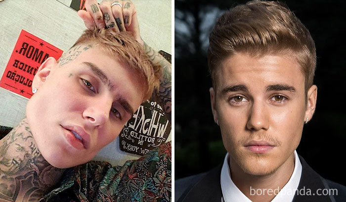 Look-Alike And Justin Bieber
