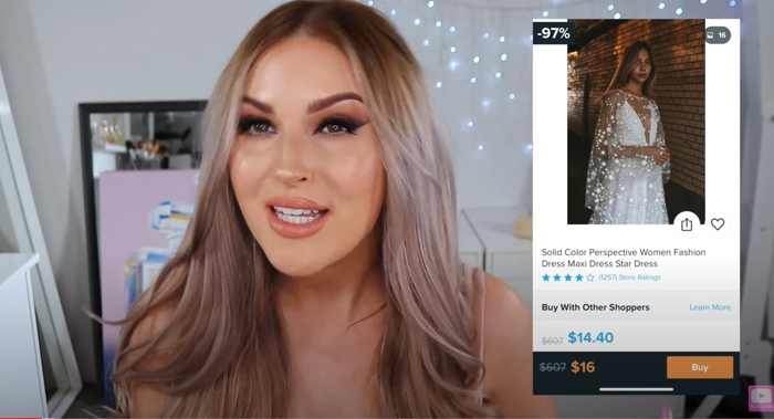 Woman Orders 10 Wedding Dresses From The Wish App, Shows The Expectations Vs. Reality Woman Orders 10 Wedding Dresses From The Wish App, Shows The Expectations Vs. Reality
