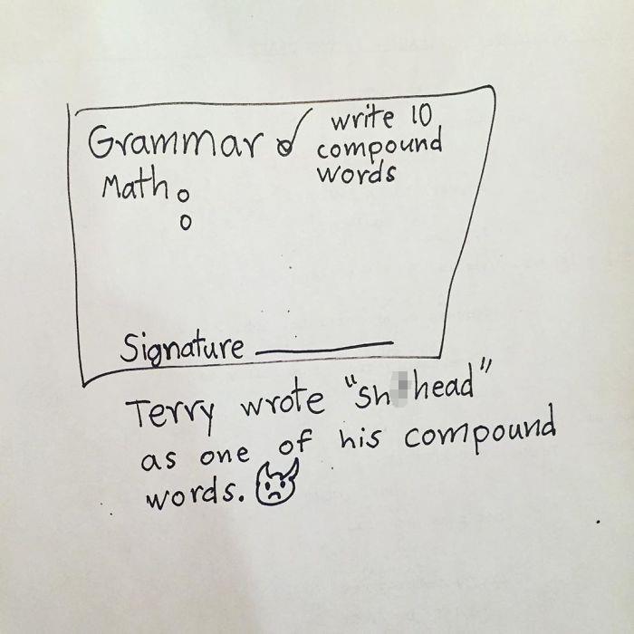 Got Detention While Playing School With Our Youngest. Figures