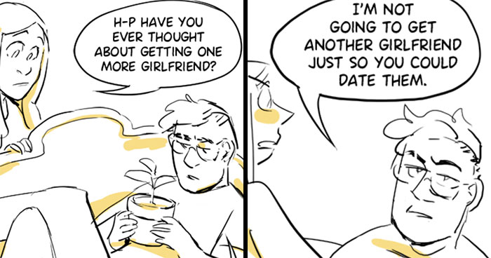 Artist Illustrates What Living In A Polyamorous Relationship Looks Like