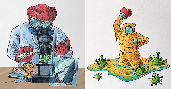 My 25 Illustrations Sum Up The Events That Have Happened During The Coronavirus Pandemic