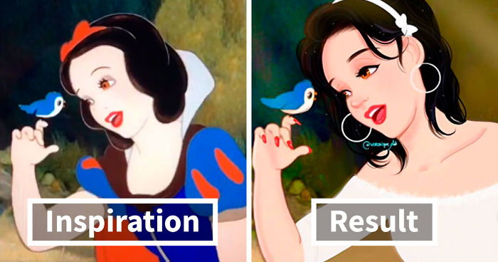 Artist Reimagines Disney Characters As Modern Day Women And Men, People Love It