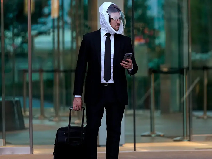 Someone Designed This Bizarre $199 Coronavirus Protection Helmet And People Are Confused