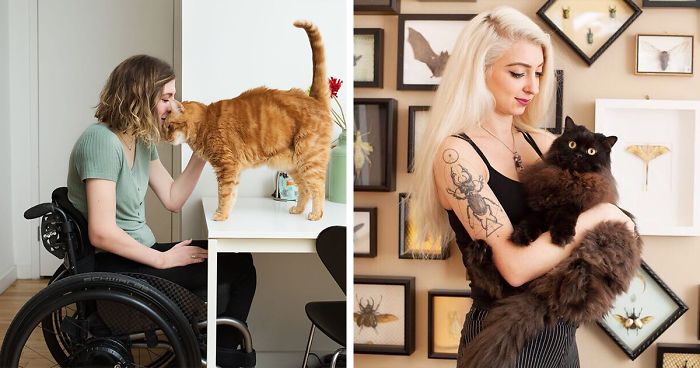 Photographer Captures Ladies With Their Cats To Get Rid Of ‘Crazy Cat Lady’ Stereotypes (24 New Pics)
