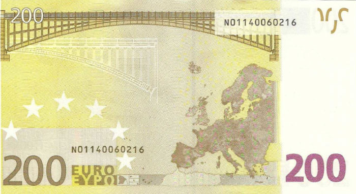 Euros Bills Were Intentionally Drawn Not To Represent Real Bridges, So This Guy Built Them One By One On This River Euros Bills Were Intentionally Drawn Not To Represent Real Bridges, So This Guy Built Them One By One On This River