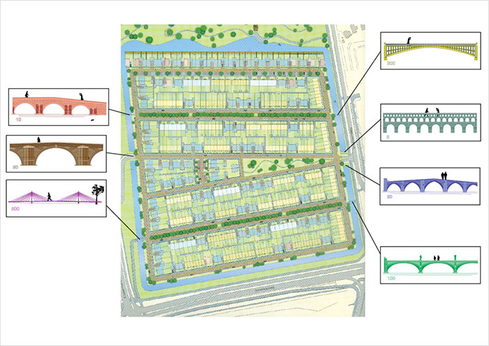 Euros Bills Were Intentionally Drawn Not To Represent Real Bridges, So This Guy Built Them One By One On This River
