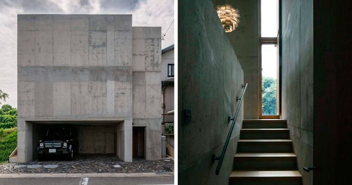 Japanese Architects Build Exposed Concrete House With A Delicate And Warm Interior