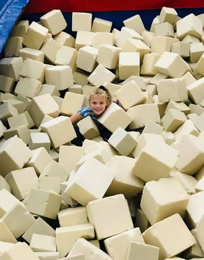 I'm So Vegan That Every Time I See This Ad, I Think She Is Swimming In Tofu