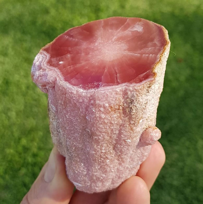 Forbidden Ham - Rhodochrosite Stalactite