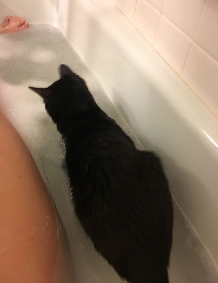 Just Wanted To Enjoy A Relaxing Bubble Bath