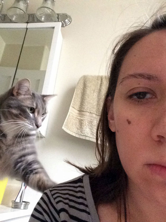 My Cat Doesn't Care About My Bathroom Privacy