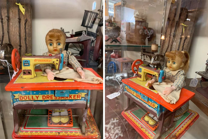 Stumbled On This Gem While Out Antiquing Yesterday In Tomball, Tx. She Did Not Come Home With Me