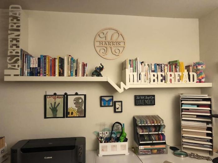 Although Quite A Few Of The Items In This Picture Were Obtained At Thrift Shops Or As Gifts, The Bookshelf Is One Of My Favorite Finds From Fb Marketplace. It Was Handmade And Needed A New Home. It Was Free And Now It’s Mine!