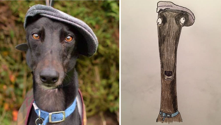 Funny-Pet-Portraits-Charity-Hercule-Van-Wolfwinkle