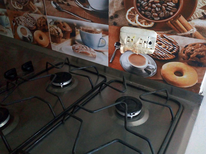 This Kitchen Power Outlet At A Local Hotel